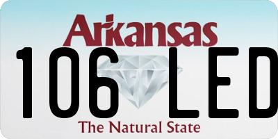 AR license plate 106LED