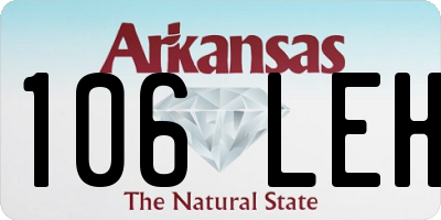 AR license plate 106LEH
