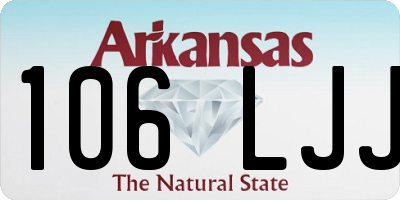 AR license plate 106LJJ