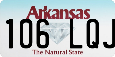 AR license plate 106LQJ