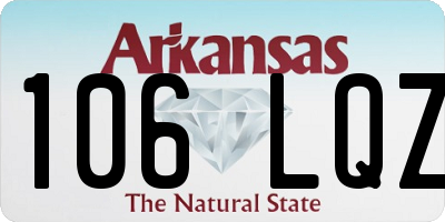 AR license plate 106LQZ