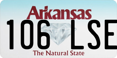AR license plate 106LSE