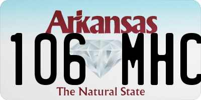AR license plate 106MHC