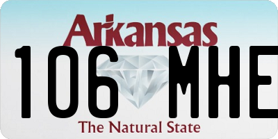 AR license plate 106MHE