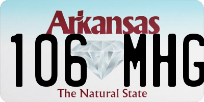 AR license plate 106MHG