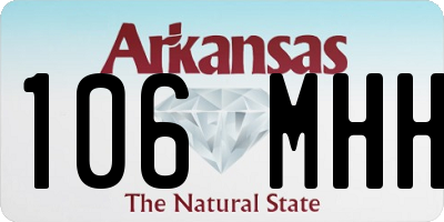 AR license plate 106MHH