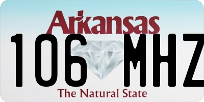 AR license plate 106MHZ