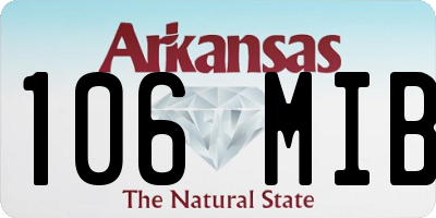 AR license plate 106MIB