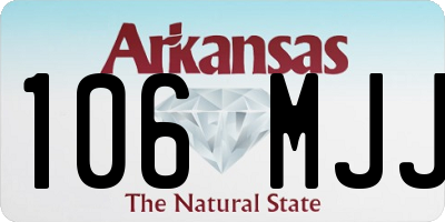AR license plate 106MJJ