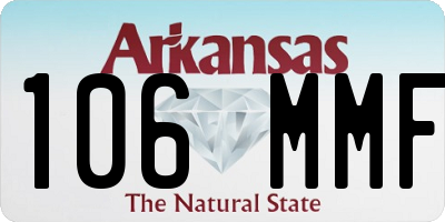 AR license plate 106MMF