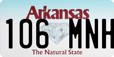 AR license plate 106MNH