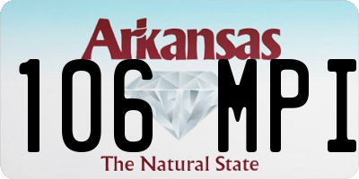AR license plate 106MPI