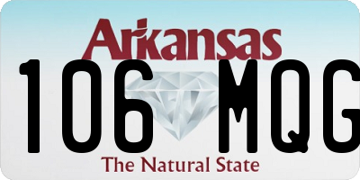 AR license plate 106MQG