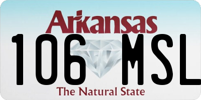 AR license plate 106MSL