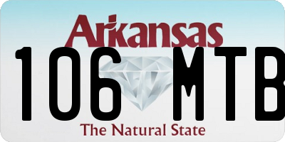 AR license plate 106MTB