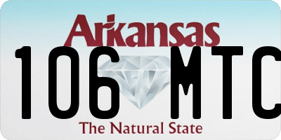 AR license plate 106MTC