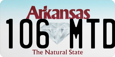 AR license plate 106MTD