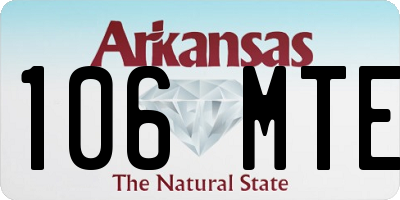 AR license plate 106MTE