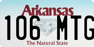 AR license plate 106MTG