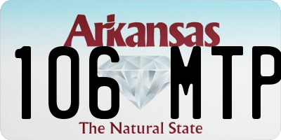 AR license plate 106MTP