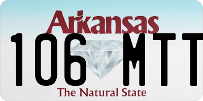 AR license plate 106MTT