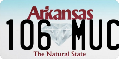 AR license plate 106MUC