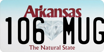 AR license plate 106MUG