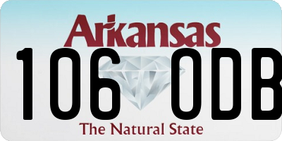 AR license plate 106ODB