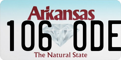 AR license plate 106ODE