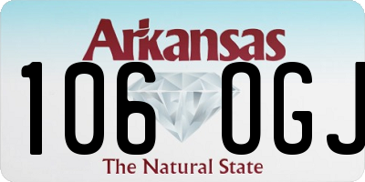 AR license plate 106OGJ