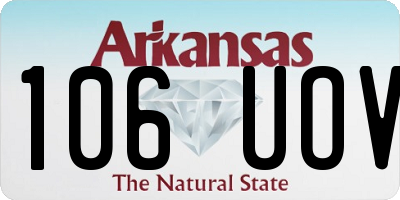 AR license plate 106UOV