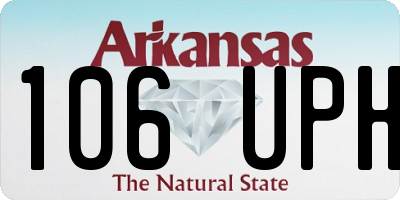 AR license plate 106UPH