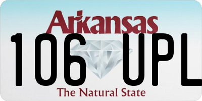 AR license plate 106UPL