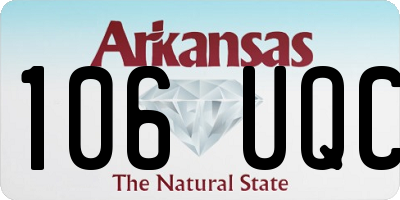 AR license plate 106UQC