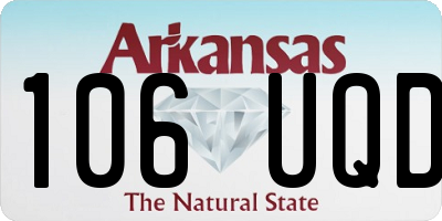 AR license plate 106UQD