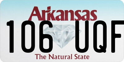 AR license plate 106UQF