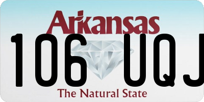 AR license plate 106UQJ