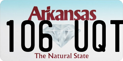 AR license plate 106UQT