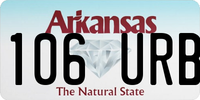 AR license plate 106URB