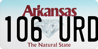 AR license plate 106URD