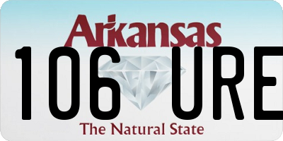 AR license plate 106URE