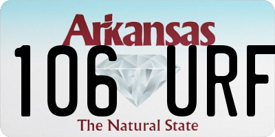 AR license plate 106URF