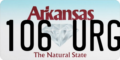 AR license plate 106URG