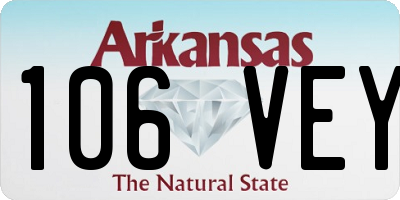 AR license plate 106VEY