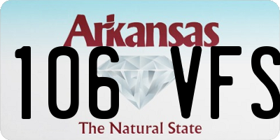 AR license plate 106VFS