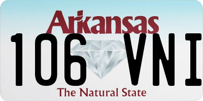 AR license plate 106VNI