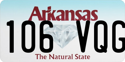 AR license plate 106VQG