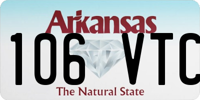 AR license plate 106VTC