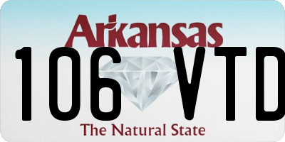 AR license plate 106VTD