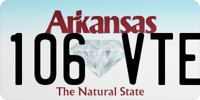 AR license plate 106VTE